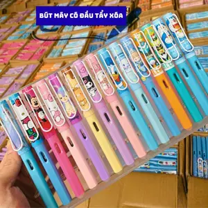 Bút Máy Ngòi Mài S-04 (Mới) Nét Chữ Tiêu Chuẩn 0.38mm (Bút Sử Dụng Ống Mực +Mực Lọ) Viết Êm Trơn cho học sinh lớp 1-5