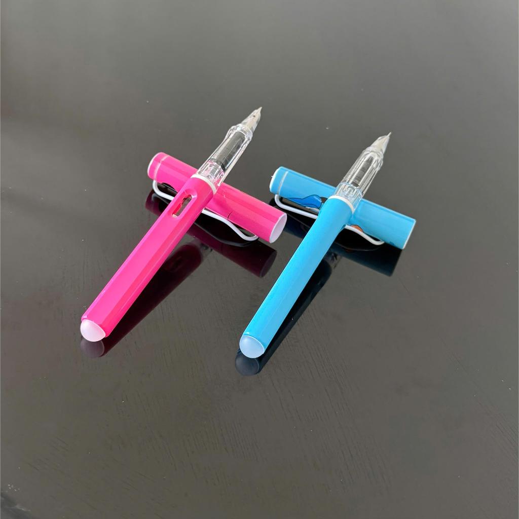 Bút Máy Ngòi Mài S-04 (Mới) Nét Chữ Tiêu Chuẩn 0.38mm (Bút Sử Dụng Ống Mực +Mực Lọ) Viết Êm Trơn cho học sinh lớp 1-5