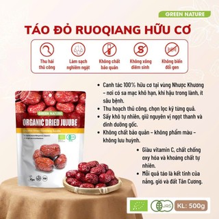 Táo đỏ hữu cơ Organic Jujube Green Nature/ C'lavie/ Organic Life