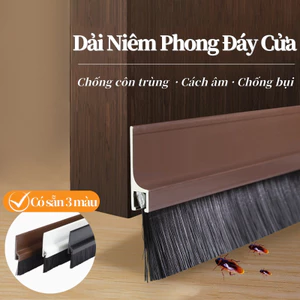Thanh Dán Cửa Chống Bụi Côn Trùng - Đế Lông Cừu Cao Cấp, Ôm Khít Khe Cửa
