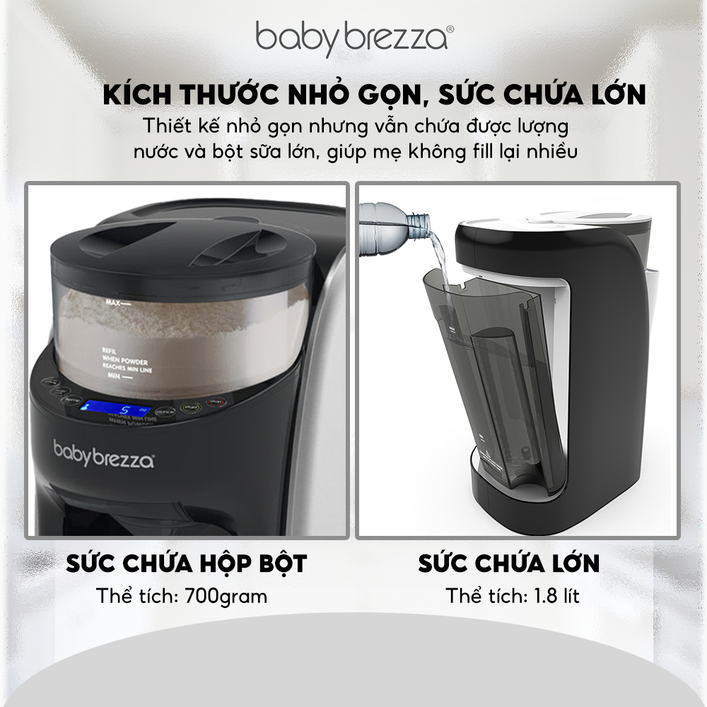 [CHÍNH HÃNG] Máy pha sữa Baby Brezza Formula Pro Advanced sang trọng tiện lợi - Bảo hành 12 tháng