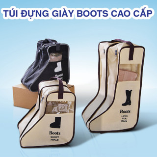 Túi Đựng Giày Boots Cao Cấp - Túi Đựng Giày Boots Có Khoá Kéo Tiện Lợi, Thiết Kế Sang Trọng, Màu Sắc Trang Nhã