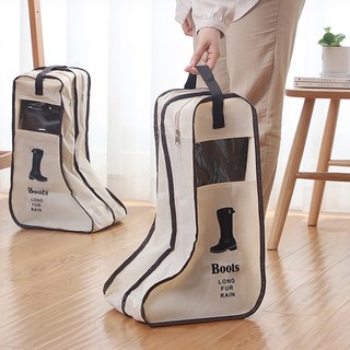 Túi Đựng Giày Boots Cao Cấp - Túi Đựng Giày Boots Có Khoá Kéo Tiện Lợi, Thiết Kế Sang Trọng, Màu Sắc Trang Nhã