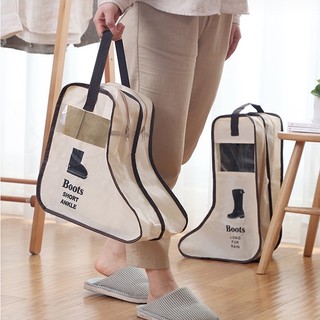 Túi Đựng Giày Boots Cao Cấp - Túi Đựng Giày Boots Có Khoá Kéo Tiện Lợi, Thiết Kế Sang Trọng, Màu Sắc Trang Nhã