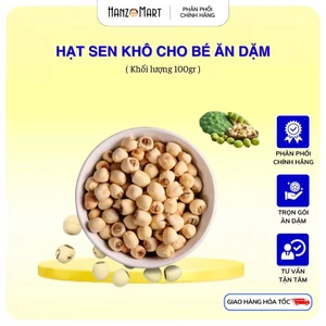 Hạt sen khô cho bé ăn dặm 100gr