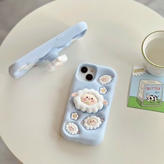 Ốp lưng iphone Cừu có giá đỡ hot trend Cho 6plus/7plus/x/xs/xsm/11/12/13/14/15/16/pro/plus/promax RABBI SLC
