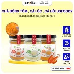 Ruốc cá hồi / chà bông cá hồi / cá lóc / ruốc tôm ăn dặm cho bé