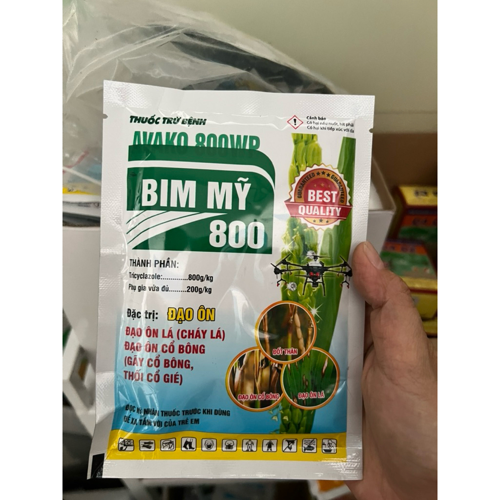 BIM MỸ 800 quản lý đạo ôn lá, đạo ôn cổ bông gói 30g