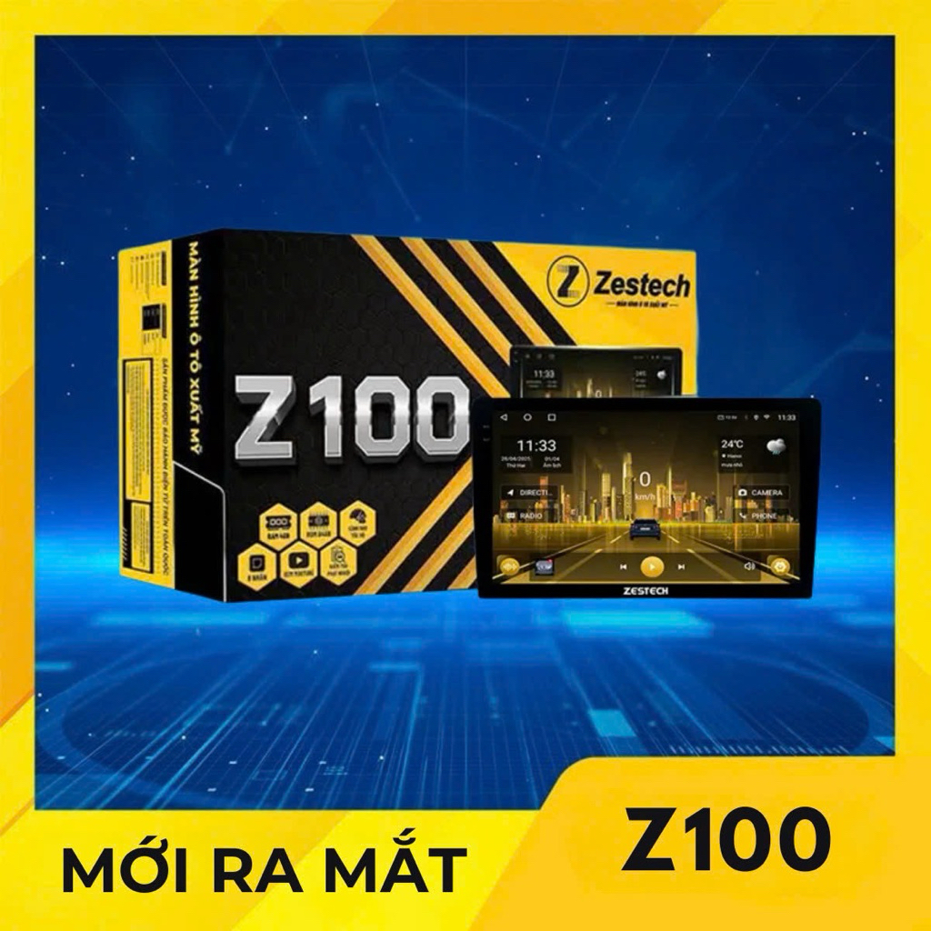 Màn Hình Zestech Z100 mẫu mới 2025 Ram4Gb/Rom64gb | Shopee Việt Nam