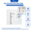 Bộ Vòi Rửa Tay Cảm Ứng Tự Động 1 Đường Lạnh 32 cm Bồn Rửa Dương RANCO Đồng Mạ Chrome - KT - 213