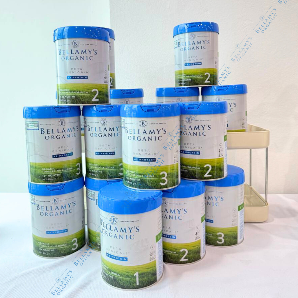Sữa Bellamy Organic A2 Số 2 Hỗ Trợ Tăng Cân ,Không Bón, Ăn Ngon