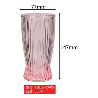Bộ 6 cốc thủy tinh Sakura Deli cao cấp vân sóng dọc trong suốt bền đẹp phù hợp mọi không gian sử dụng