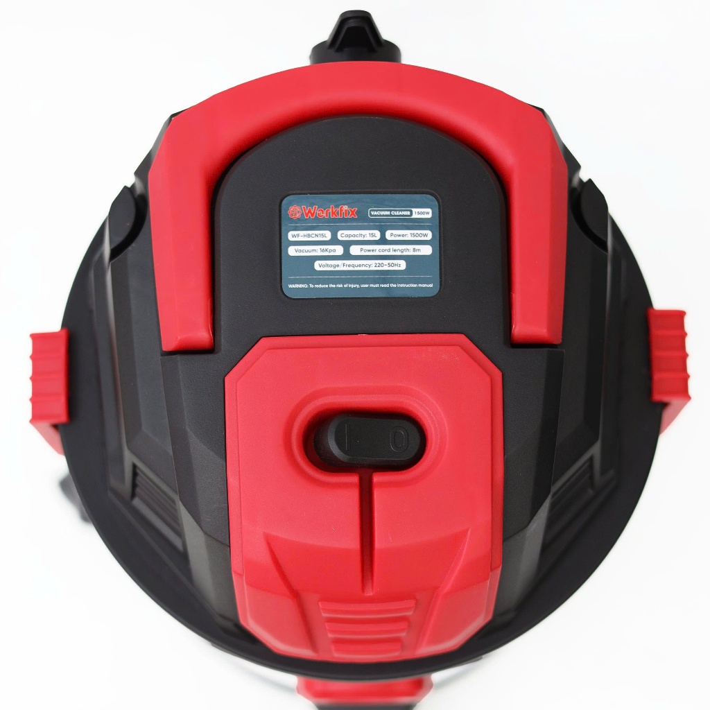 [FULL PHỤ KIỆN] Máy Hút Bụi Công Nghiệp Workfix WF-HBCN15L, Dây Dài 8m, Dung Tích 15L, Công Suất 1500W
