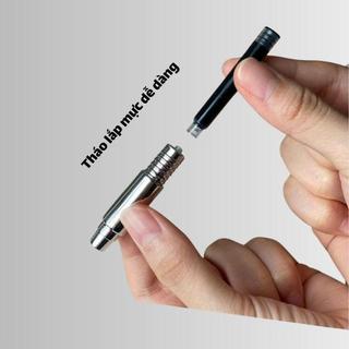 Bút Lông Dành Cho Người Tập Viết Tiếng Trung ,Ngòi Lông Vũ,Thân Bút Nhỏ Gọn, Dùng Mực Ống Và Mực Bơm,50 Ống Mực Đi Kèm.