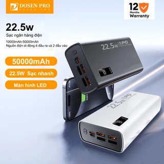 Sạc dự phòng Power bank DOSEN PRO K7 10000mah 30000mAh 50000mah pin dự phòng màn hình led tích hợp tích hợp
208.626
₫
-43%
4.8
Đã bán 326
Hà Nội