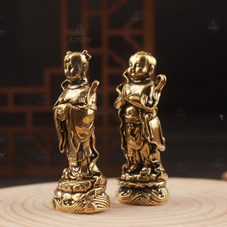 Tượng Tiên Đồng Ngọc Nữ ，Tượng Kim Đồng Ngọc Nữ Đồng Thau -Tượng Đồng Phong Thủy，Thần Hộ Thân Gia Đình An Khang