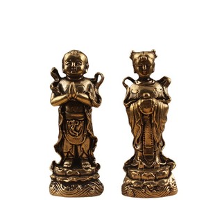 Tượng Tiên Đồng Ngọc Nữ ，Tượng Kim Đồng Ngọc Nữ Đồng Thau -Tượng Đồng Phong Thủy，Thần Hộ Thân Gia Đình An Khang