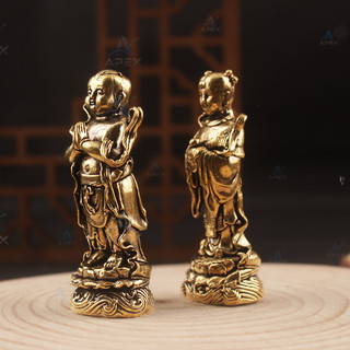 Tượng Tiên Đồng Ngọc Nữ ，Tượng Kim Đồng Ngọc Nữ Đồng Thau -Tượng Đồng Phong Thủy，Thần Hộ Thân Gia Đình An Khang