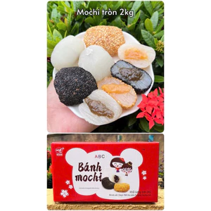 HỘP 2kg bánh mochi tròn mix vị- loại ngon date mới
