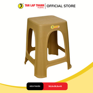 Combo 10 ghế cao gỗ Tân Lập Thành Sản phẩm chất lượng, nhà nhà thịnh vượng, nhựa PP bền đẹp hiện đại