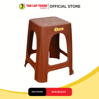 Combo 10 ghế cao gỗ Tân Lập Thành Sản phẩm chất lượng, nhà nhà thịnh vượng, nhựa PP bền đẹp hiện đại