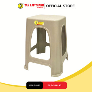 Combo 10 ghế cao gỗ Tân Lập Thành Sản phẩm chất lượng, nhà nhà thịnh vượng, nhựa PP bền đẹp hiện đại