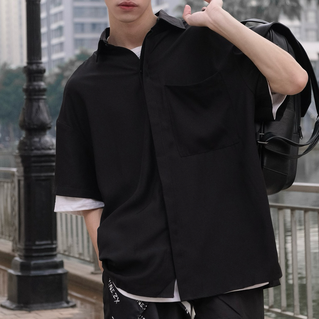 Áo sơ mi thiết kế Unisex Zune.zx, DARKNESS SHIRT | Shopee Việt Nam