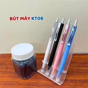 Bút Máy Bấm Xóa KT09, dùng cho hs tiểu học, Nét chữ 0.38mm, Viết Êm Trơn,có thể tẩy xóa
