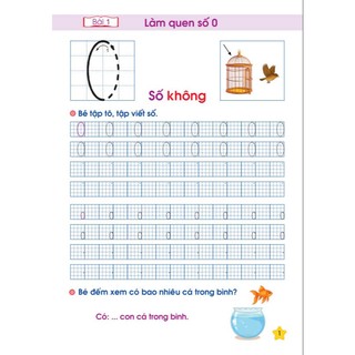 Sách - 5 Cuốn Tập Tô Số Mẫu Giáo - Giúp Bé Tự Tin Vào Lớp 1 - ndbooks