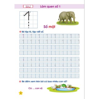 Sách - 5 Cuốn Tập Tô Số Mẫu Giáo - Giúp Bé Tự Tin Vào Lớp 1 - ndbooks