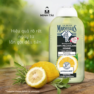 Dầu Gội Giảm Gàu Nam Le Petit Marseillais Hữu Cơ & Tinh Dầu Thiên Nhiên