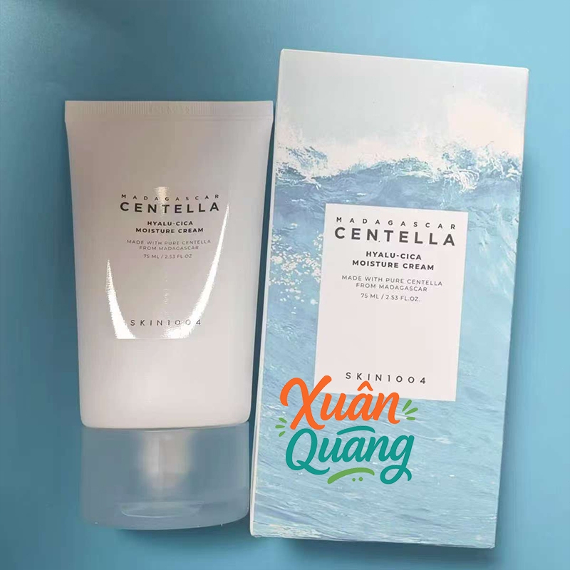 Kem Dưỡng Ẩm Chiết Xuất Rau Má SKIN1004 Madagascar Centella Soothing Cream 75ml | Hyalu-Cica | Tone Brightening