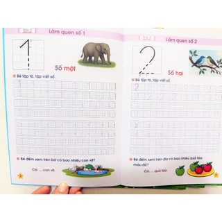 Sách - 5 Cuốn Tập Tô Số Mẫu Giáo - Giúp Bé Tự Tin Vào Lớp 1 - ndbooks