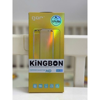 Kính Cường Lực Không Viền Đen Full Màn Hình Gor KiNGBON Không Lẹm Màn Hình Cho iPhone