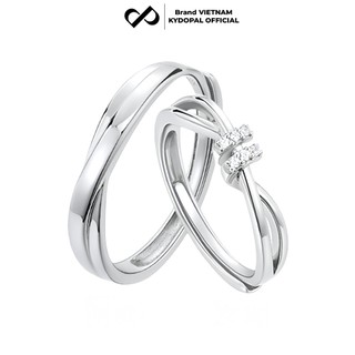 925 Silver Couple Rings, adjustable by KYDOPAL Trang Sức Bạc Việt