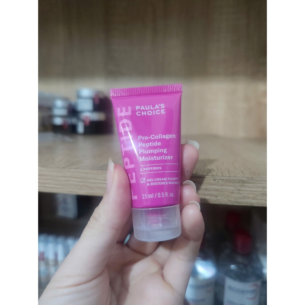 [HÀNG CTY]  Kem Dưỡng Ẩm Giảm Nếp Nhăn Paula's Choice Pro-Collagen Peptide Plumping Moisturizer 15ml/ 50ml