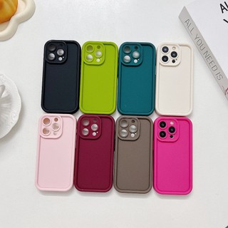 Ốp Điện Thoại Silicone Mềm Dày Dặn Chống Rơi Chống Bụi Cho iPhone Nhiều Màu Viền Cao Chống Sốc Tốt PK028