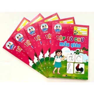 Sách - 5 cuốn Tập Tô Chữ Mẫu Giáo (Lê Mai) - ndbooks