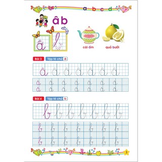 Sách - 5 cuốn Tập Tô Chữ Mẫu Giáo (Lê Mai) - ndbooks