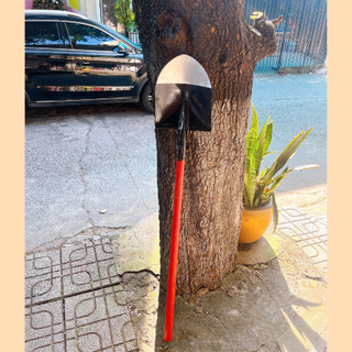 Xẻng xúc cát chữa c.h.áy-Xẻng thép cán gỗ 1M2-Dùng trong thi công và trường hợp khẩn cấp PCCC