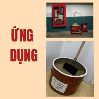 Thùng Phi/Phuy đựng Cát chữa c.há.y- Dùng trong thi công và trường hợp khẩn cấp PCCC cư'u h o ả