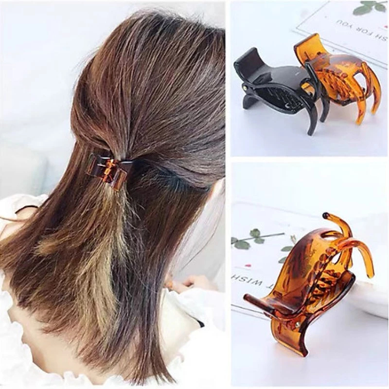 [Peinn] vỈ 12 KẸP TÓC CÀNG CUA 3 răng, 5 răng cho nữ giá rẻ vô địch - CA85