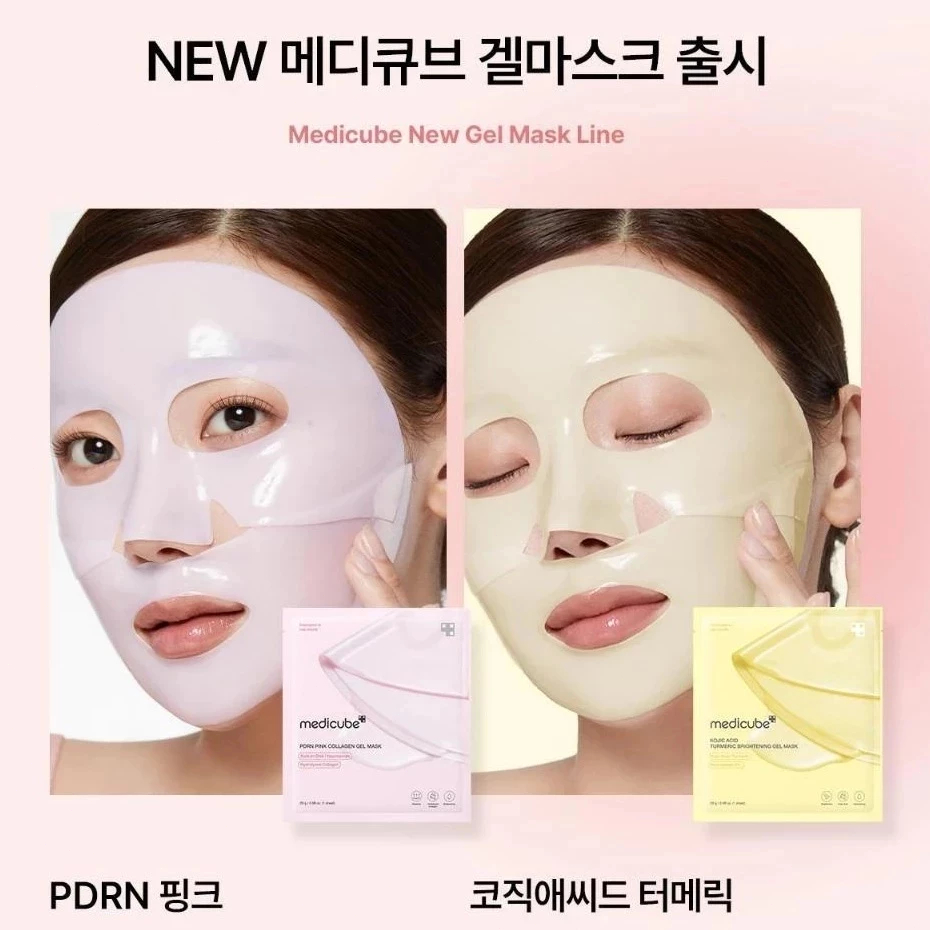 Mặt nạ Collagen Peptide Hồng Medicube PDRN Pink Collagen Jelly Gel Mask 4 pcs 28g