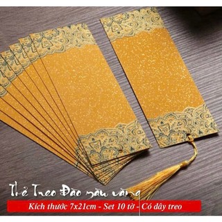 Sét 10 giấy xuyến nhũ luyện viết thư pháp treo trang trí