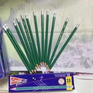 Combo Bút Chì Centa 2B (Hộp 12 chiếc) +2 tẩy+2 gọt chì - mua càng NHIỀU giá càng RẺ