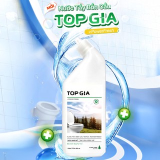 Nước Tẩy Rửa Bồn Cầu TOPGIA Hương Gỗ Thông, Tẩy Sạch Không Cần Chà, Bảo Vệ Men Sứ