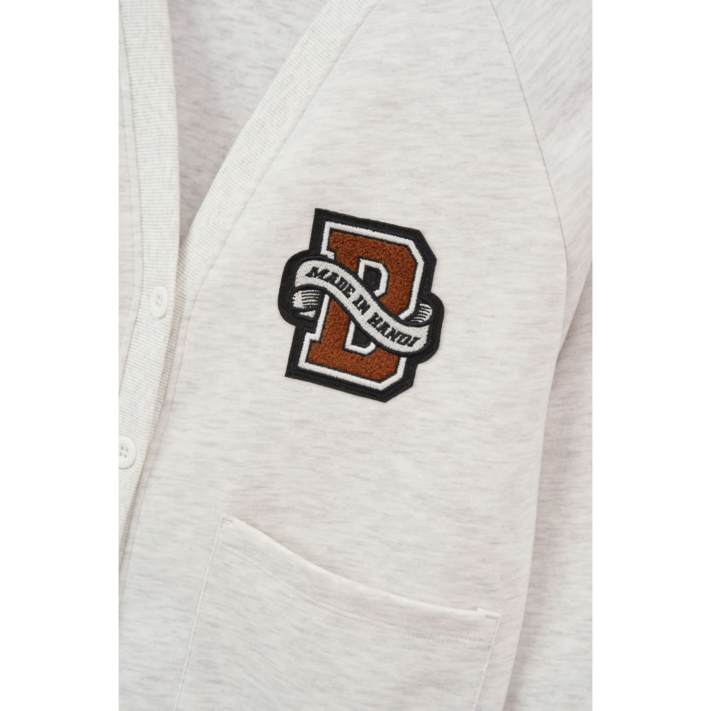 Áo Cardigan Nỉ BOO Thêu Họa Tiết Sáng Tạo, Chất Liệu Dày Dặn Ấm Áp Phù Hợp Nam Nữ