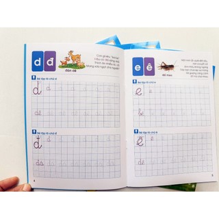 Sách - 5 Cuốn Tập Tô Tập 2 (4-6 tuổi) Mẫu chữ viết trong trường tiểu học - ndbooks