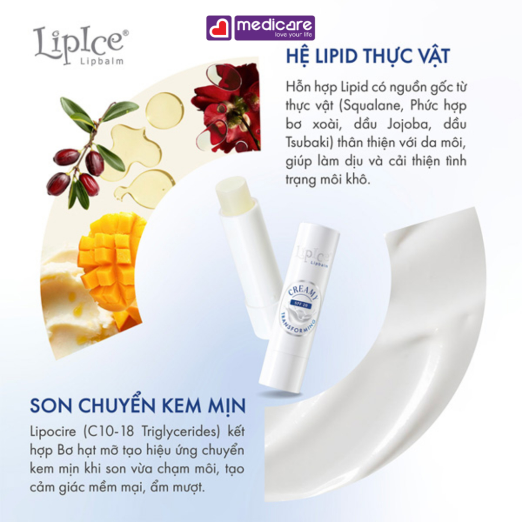 Son dưỡng môi LIPICE Spf20 3.3g