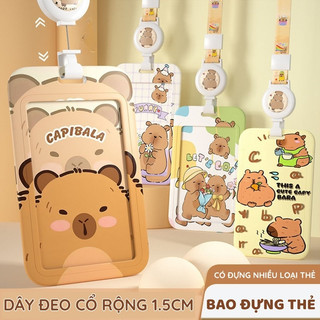 Dây Đeo Thẻ & Bao Đựng Thẻ Cute – Mẫu Hoạt Hình Dành Cho Học Sinh Sinh Viên, Dễ Mang Theo Và Sử Dụng